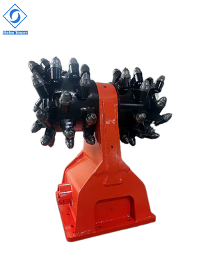 HDC50 เครื่องตัดกลองโรตารี่ไฮดรอลิกเสียงรบกวนต่ำสำหรับรถขุด